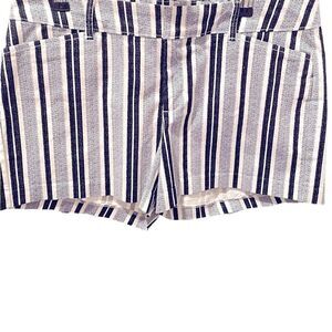 #7  Old Navy Blue And Grey Striped Shorts